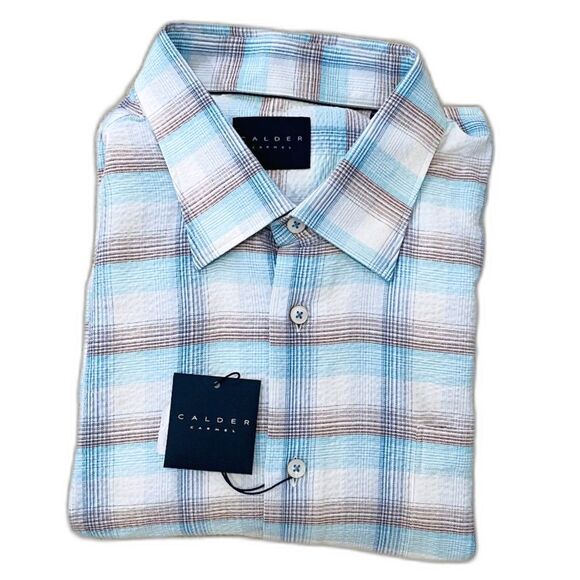 Calder Carmel Other - $325 Calder Carmel Limited Edition NWT Men's Montecito Shirt XXL Seersucker 1/70